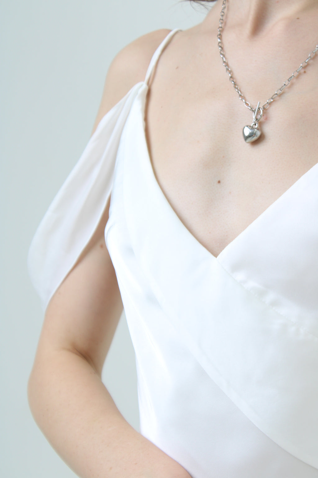 Deep V Cut Neck Dress HAILEY